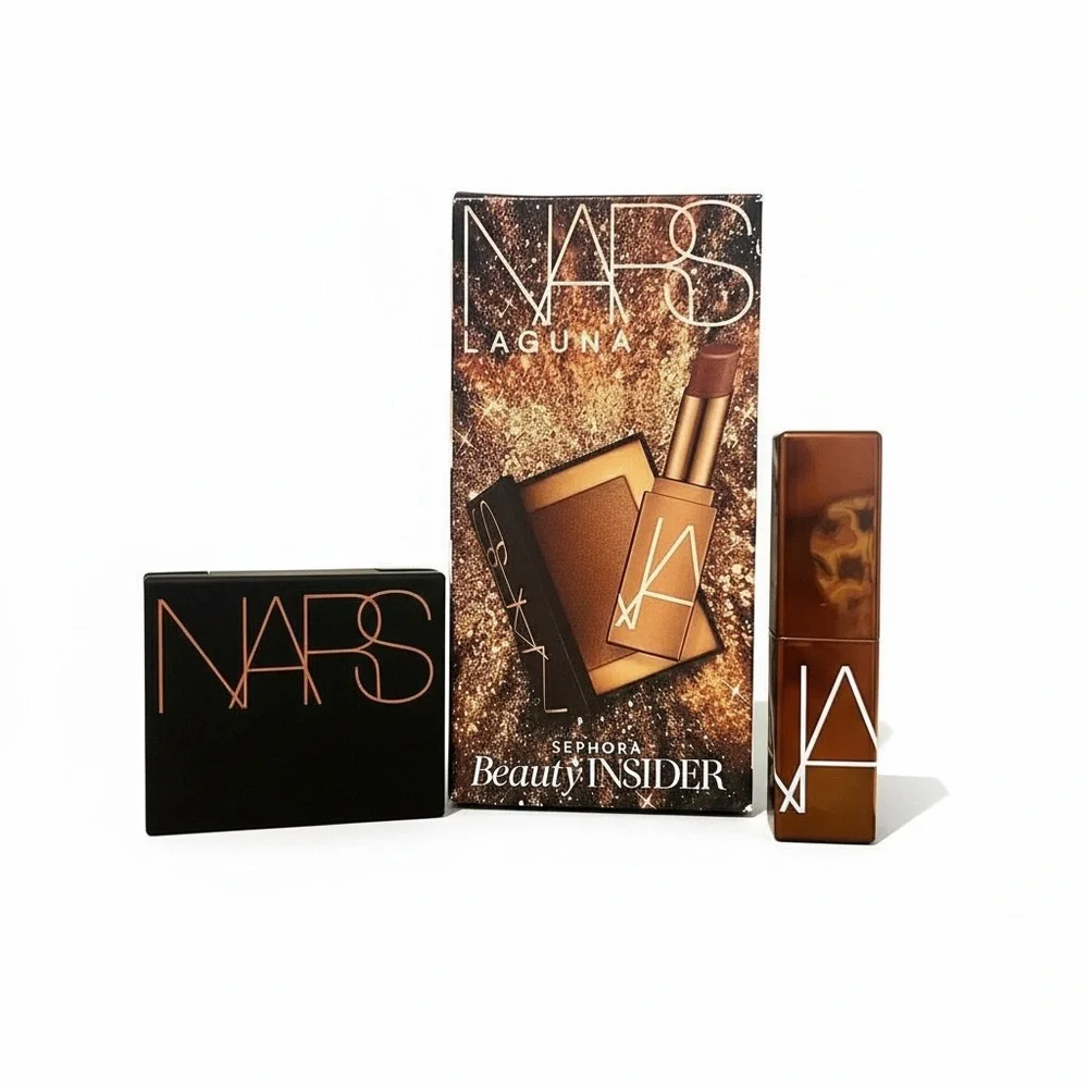 NARS Laguna Bronzing Powder and Afterglow Lip Balm Sephora Beauty Insider NIB - Picture 2 of 12